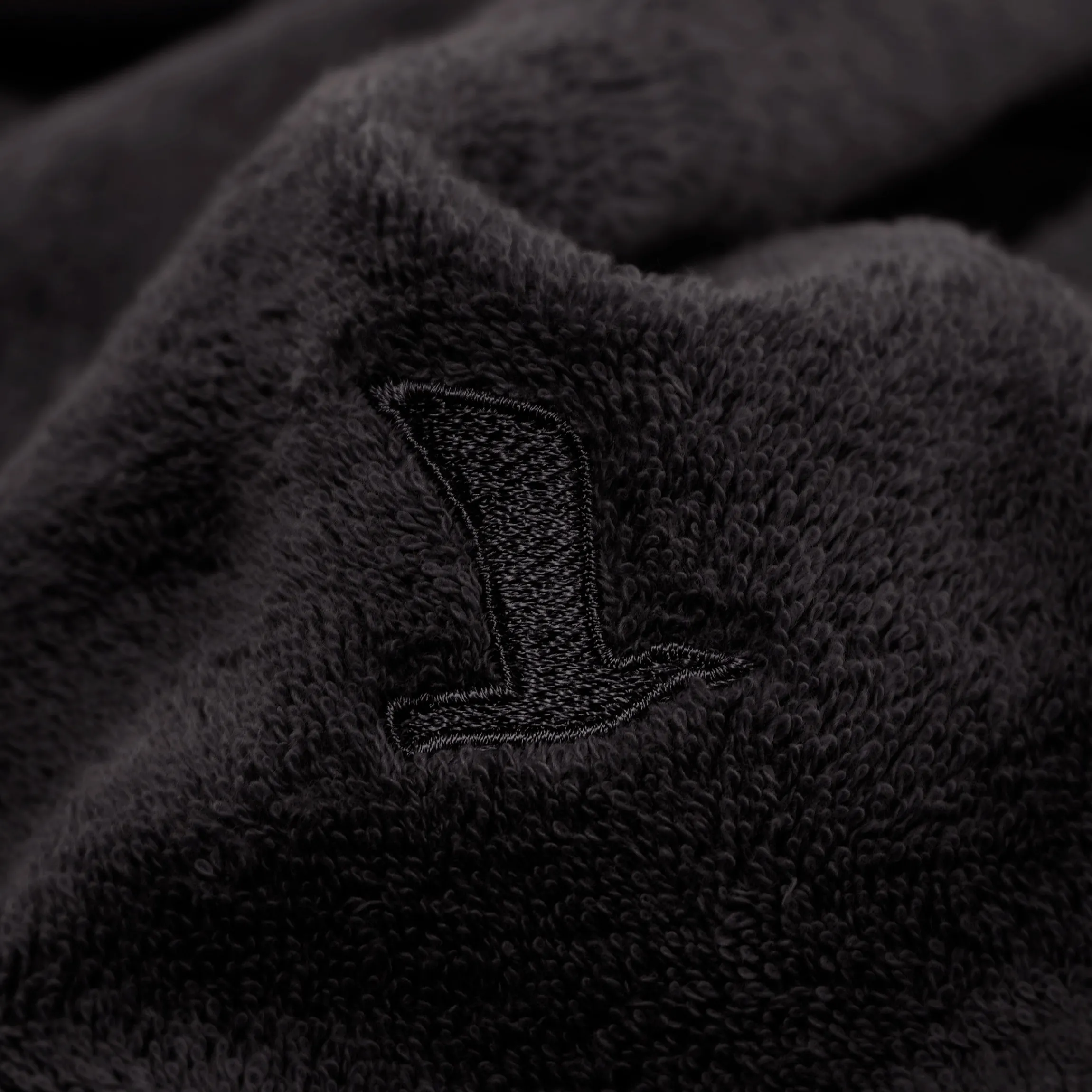 Superwuschel Handtuch 50X100 cm(black)