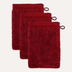 Superwuschel Waschhandschuhset 3-TLG(ruby)