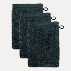 Superwuschel Waschhandschuhset 3-TLG(dark grey)