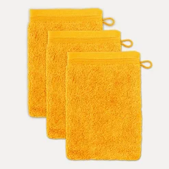 Superwuschel Waschhandschuhset 3-TLG(gold)