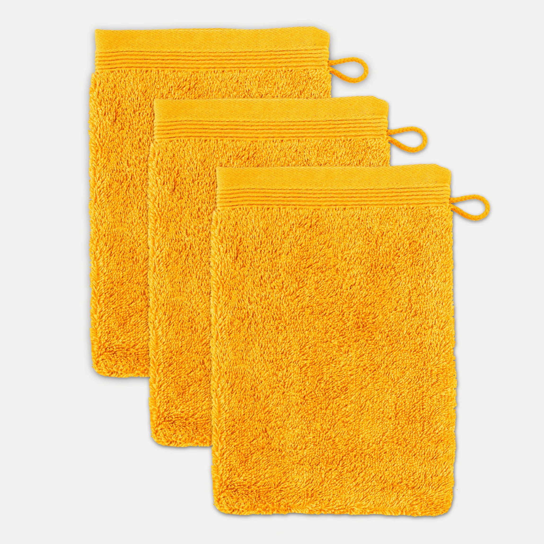 Superwuschel Waschhandschuhset 3-TLG(gold)