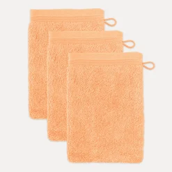 Superwuschel Waschhandschuhset 3-TLG(peach fuzz)