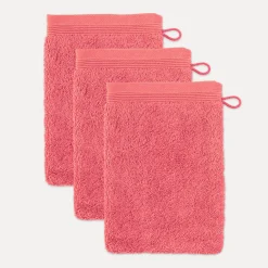 Superwuschel Waschhandschuhset 3-TLG(coral)