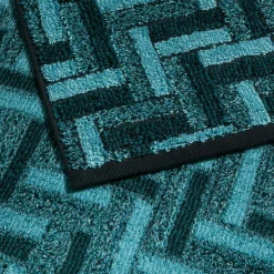 Tide Handtuch 50X100 cm(deep lake/turquoise)