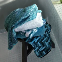 Tide Handtuch 50X100 cm(lagoon/aqua)