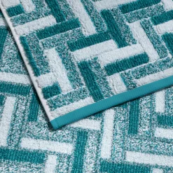 Tide Handtuch 50X100 cm(lagoon/aqua)