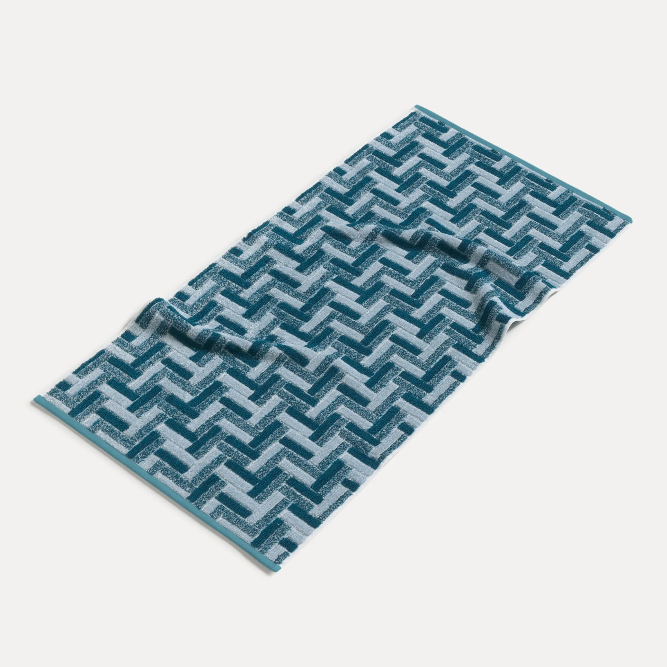 Tide Handtuch 50X100 cm(lagoon/aqua)