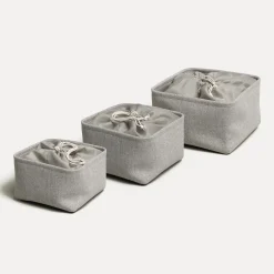 Tweed Aufbewahrungsbox(light grey)