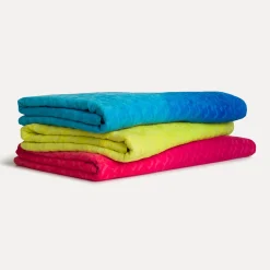 Wave of Colour Strandtuch 80X180 cm(green/pink)