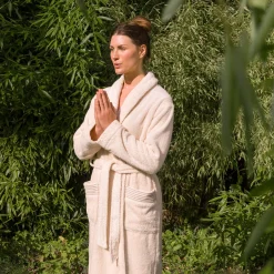 Wellness Schalkragenmantel beige(nature)